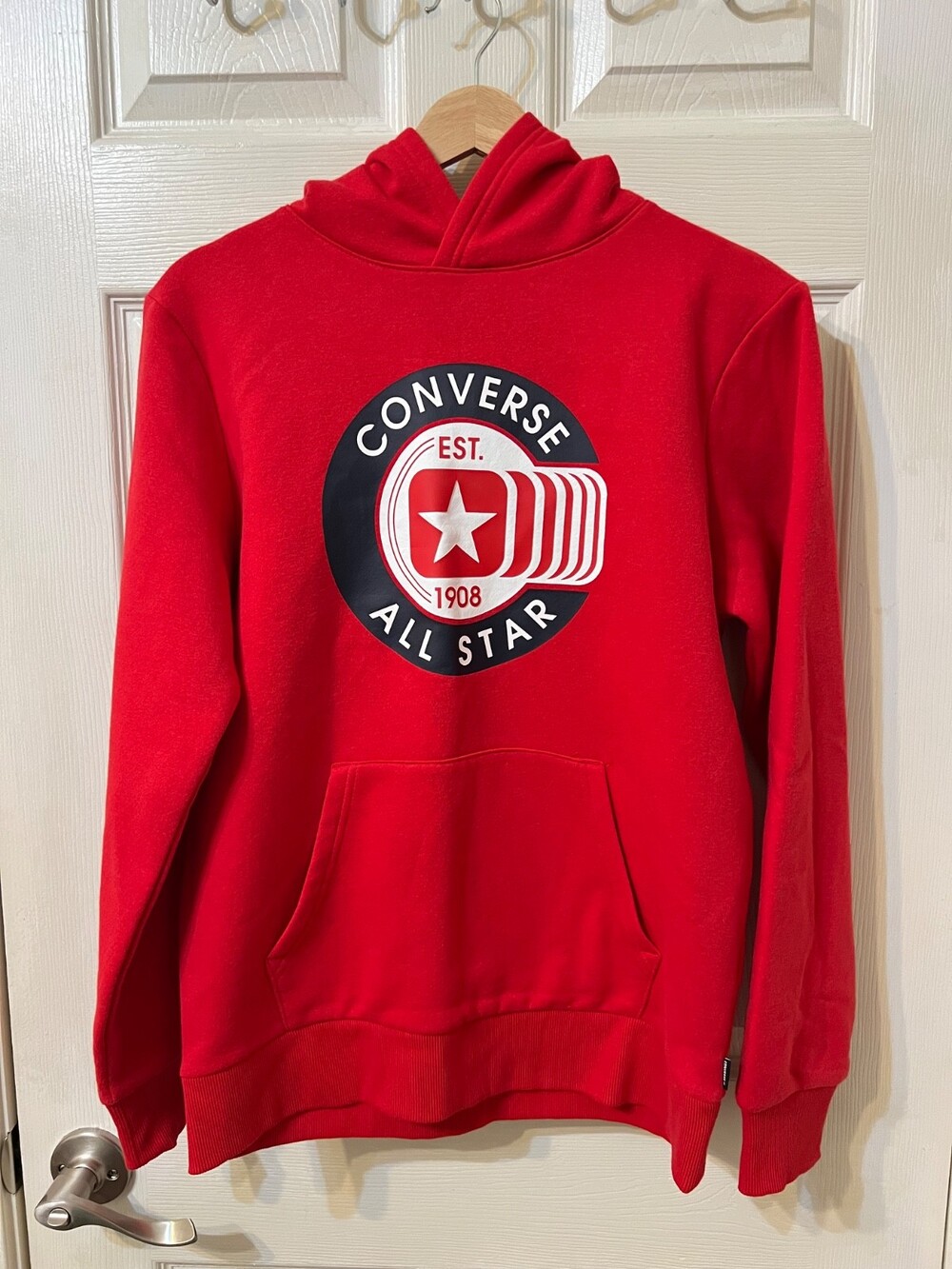 Converse All Star Logo Youth Size XL Sweatshirt University Red (NEW with Tags)